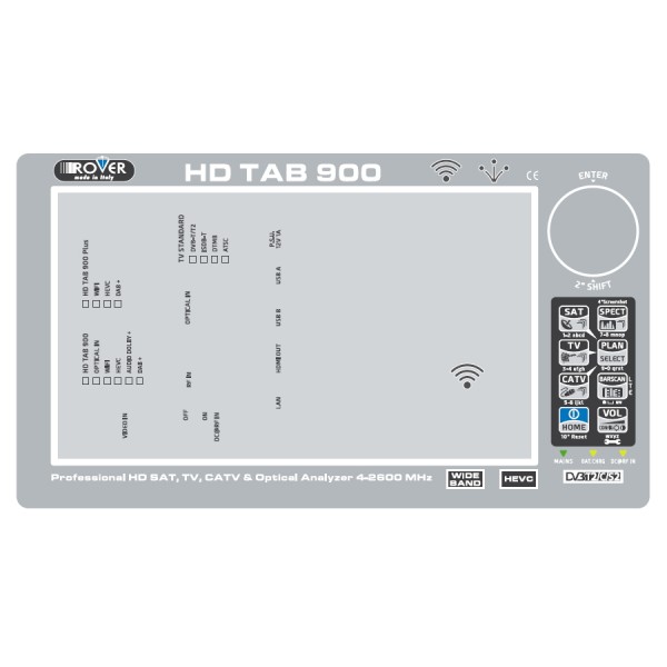 Front label for HD TAB 900 Plus