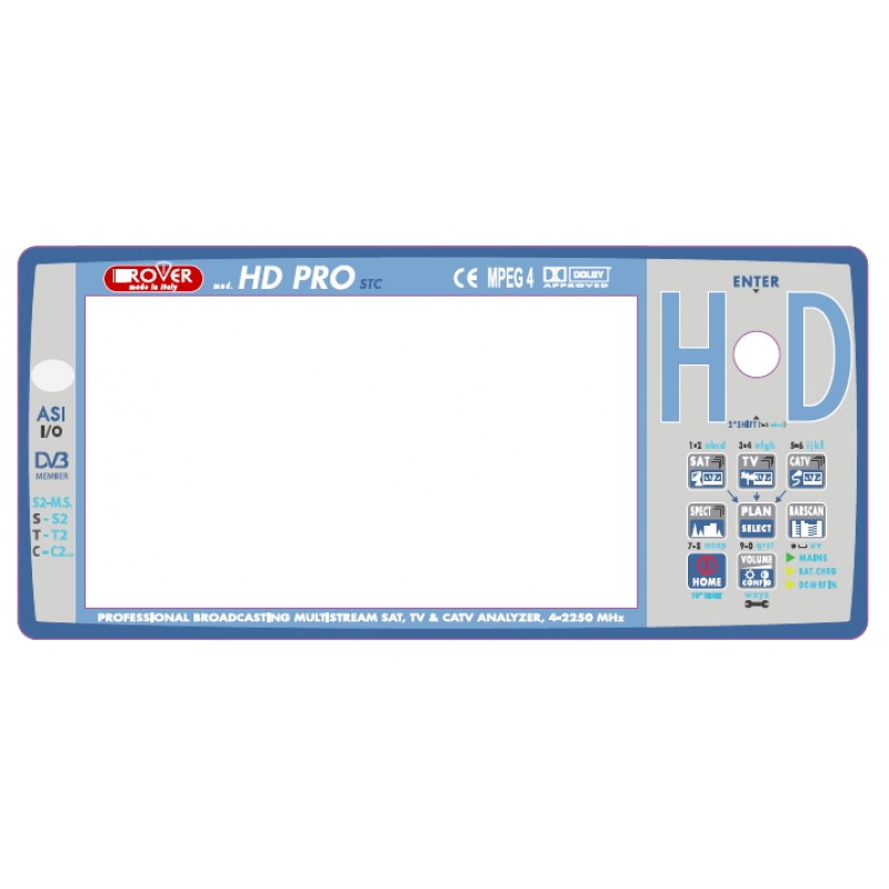 Front label for HD PRO