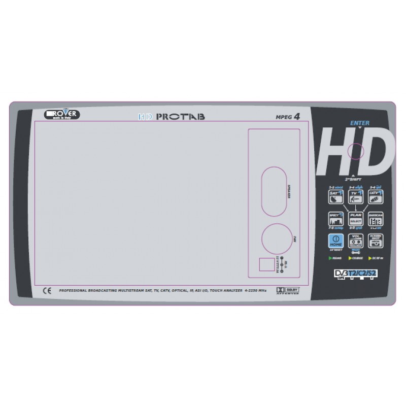 Front label for HD PROTAB New